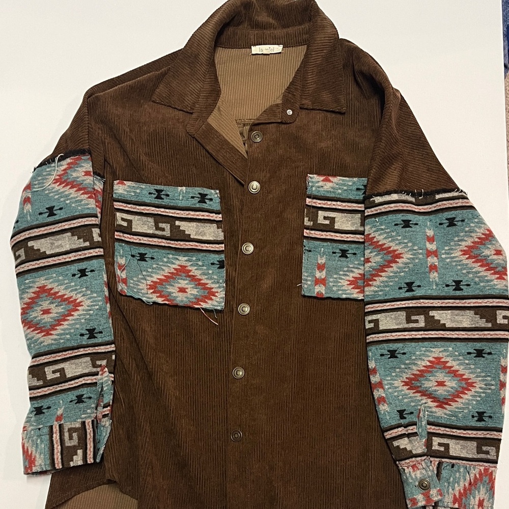 LA MIEL Brown Corduroy Jacket